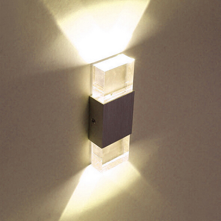 

6W LED Wall Lamp Bathroom Lights High Quality Aluminum + Acrylic Shade For Corridor Stairs Bar KTV Wall Lamps