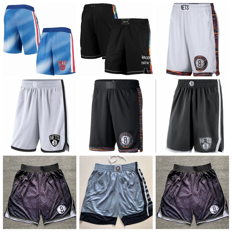 

basketball Shorts Brooklyn Nets Swingman hot's press custom Shorts, Black