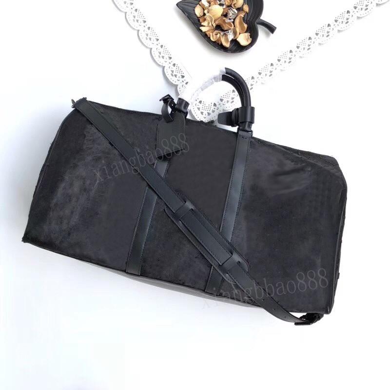 

high-quality Pink Blue Keepall bandouliere 50 bag duffle mens travel bags mesh fabric flower printing u9uZ#, No bag