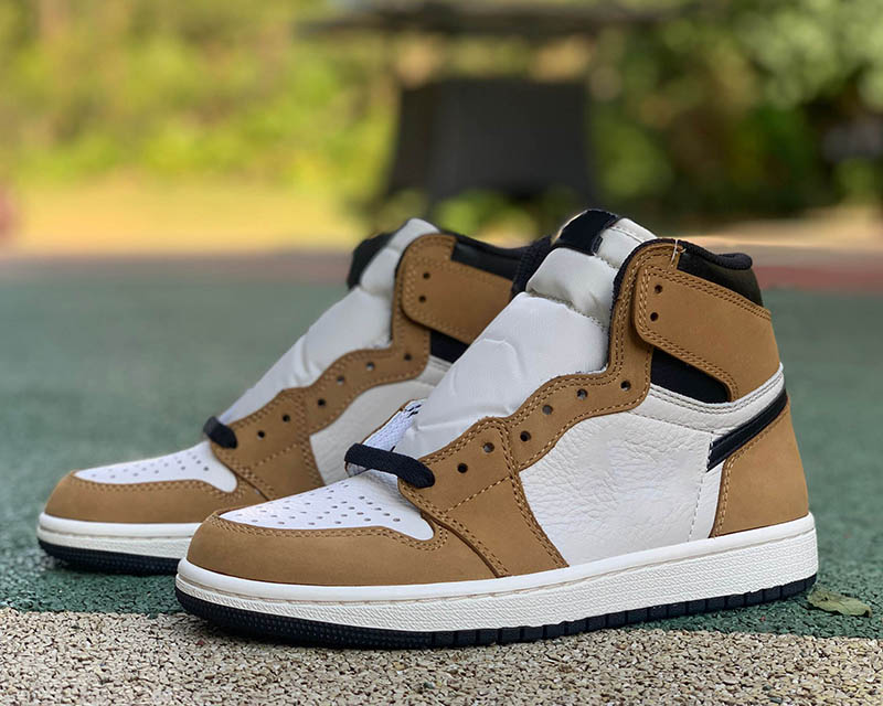 

Top quality Men jumpman 1 basketball shoes Classic Chicago unique design Black Brown women's running sneakers non-slip wear-resistant with Box, #1