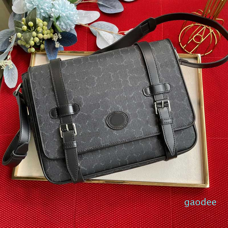 

Men messenger bag high quality leather one shoulder spacious messengers bags fashion designer backpack handbag coin purse