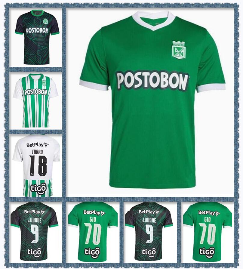 

2022 2023 Atletico Nacional Medellin Soccer Jerseys 22 23 GIO ANDRADE D.Pabon J.Duque TURRO J.BARRERA H.BARCOS TORRES RENTERIA LUCUMI Man Football shirt uniform, 21/22