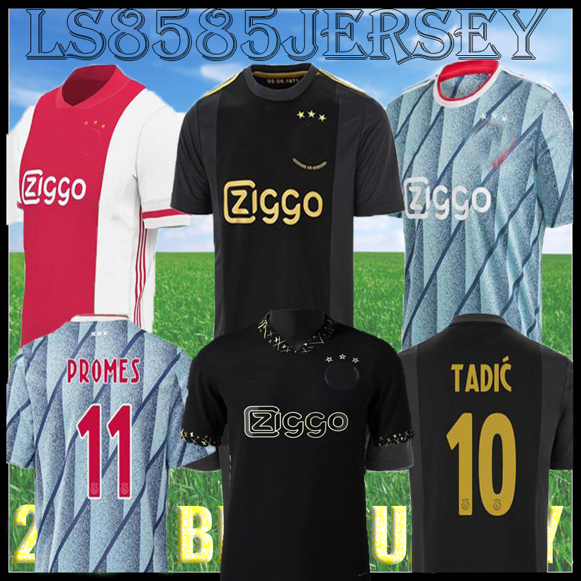 

Concept Edition 20 21 22 Ajax amsterdam black soccer jersey 2021 2022 PROMES ÁLVAREZ TADIC NERES men kids kit football shirts KUDUS ANTONY BLIND third 50th uniforms, White