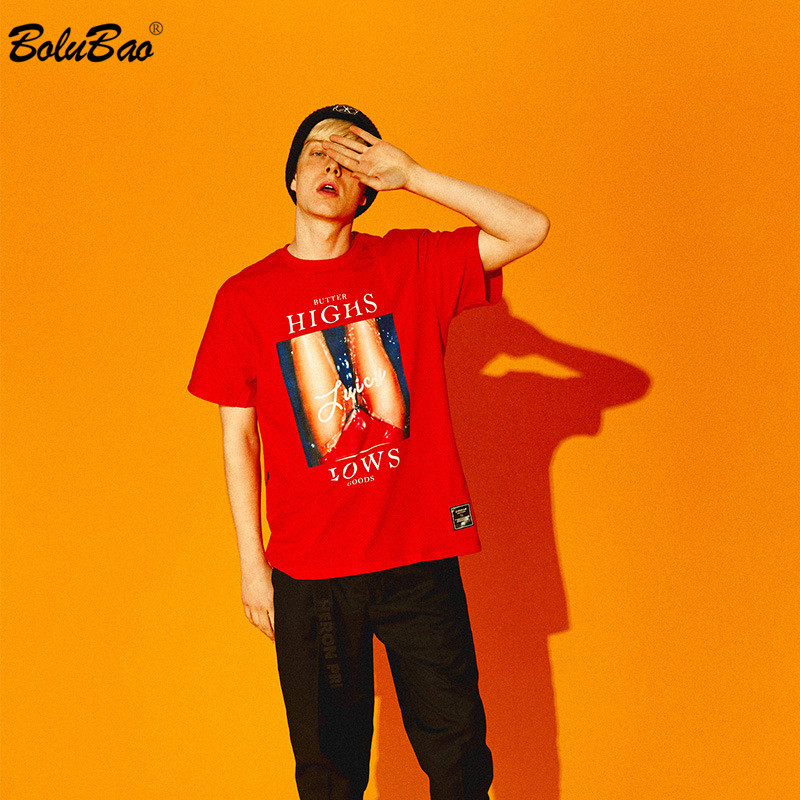 

BOLUBAO Men T Shirts Streetwear Mens Hip Hop Rapper Tops Tees Hipster Casual Short Sleeve T-Shirts 210518, Black