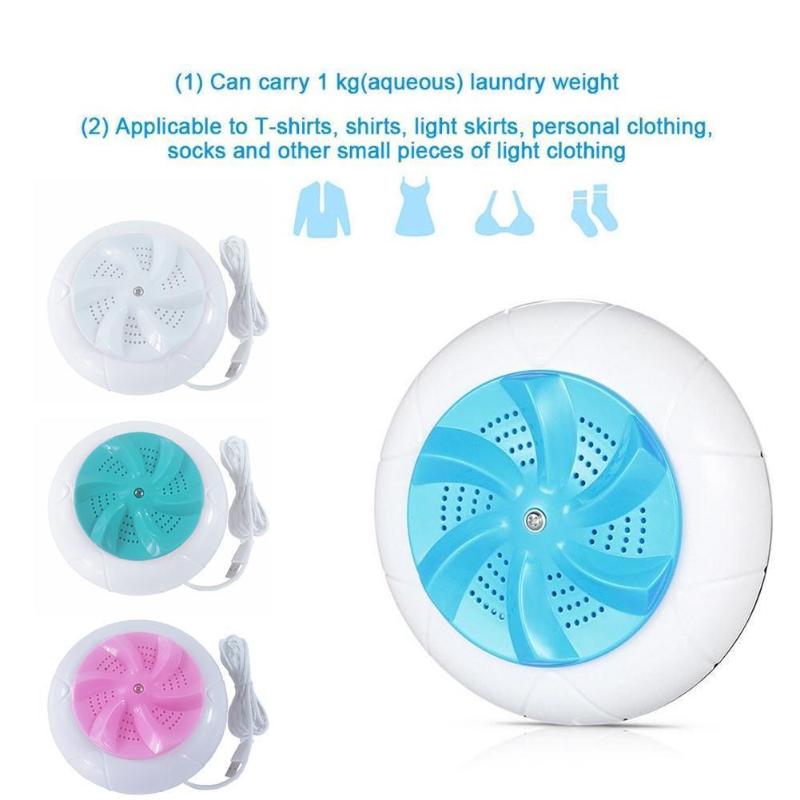

Mini Ultrasonic Washing Machine Automatic Washer Prevent Portable Wheel Laundry Household Winding Dormitory Wave S1H6 Bags
