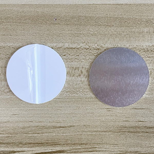 

38mm Sublimation aluminum plate for cell phone stand car mount heat transfer printing board replacement disc, Silver