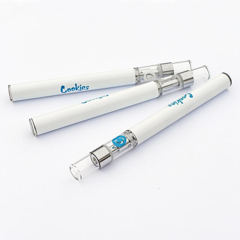 

Disposable Cookies Carts Vape Pen Ecigarette Bag 280mah Battery Starter Kit 0.5ml Empty For Thick Oil Vaporizer Tank Cartridge