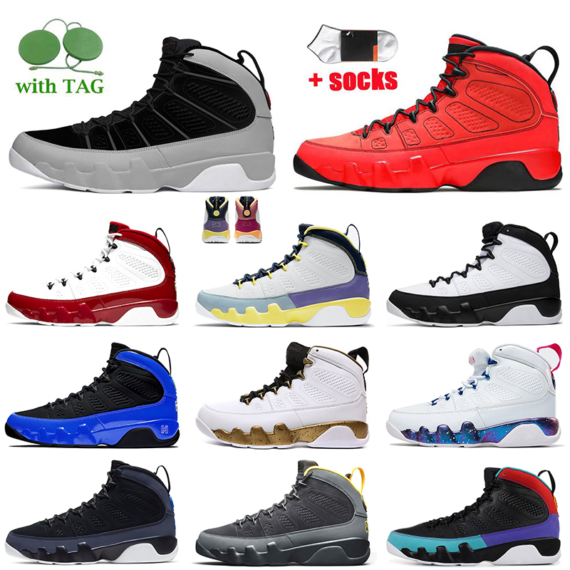 

2022 New Particle Grey 9s Chile Red Jumpman 9 Mens Basketball Shoes Change The World University Gold University Blue Space Jam Oregon Ducks Sports Trainers Sneakers, D39 iridescent racer blue 40-47