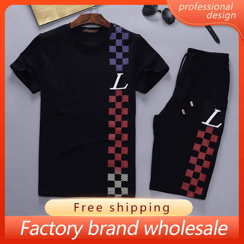 

designer tracksuit fashion short-sleeved trend run men jogger bodybuilding shopping lady's wholesale clothes active climbing solid colo, Gray