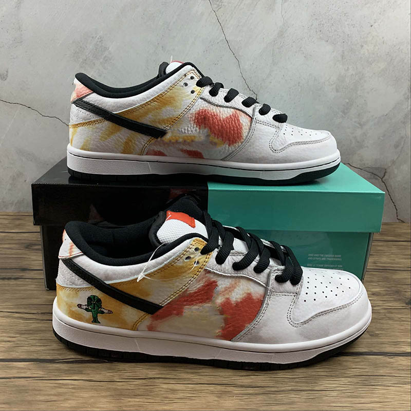 

Dunk Chunky Dunky Low Skateboard Shoes Tie Dye Raygun White Mens Womens Sports Outdoor Sneakers With box, #1