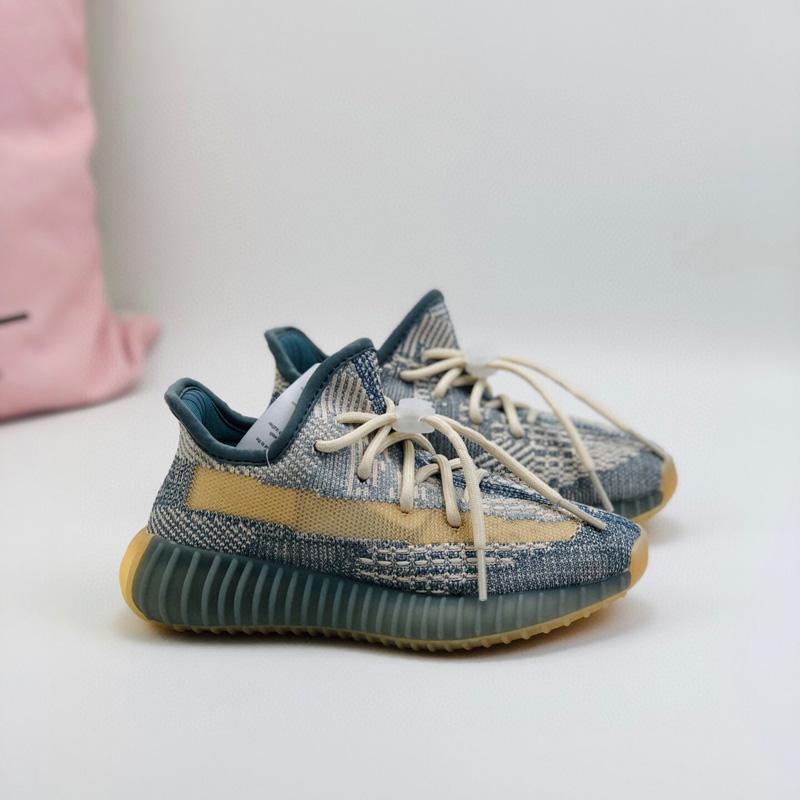 

Kanye West Black Grey Carbon Knit Breathable Yecheil Children Running shoes high quality boy girl youth kid sport Sneaker 26-35