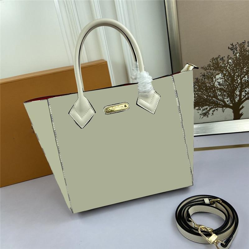 

2021 PM Damier Azur Tote Hand Shoulder Bag Size: 26-25-13CM V-055