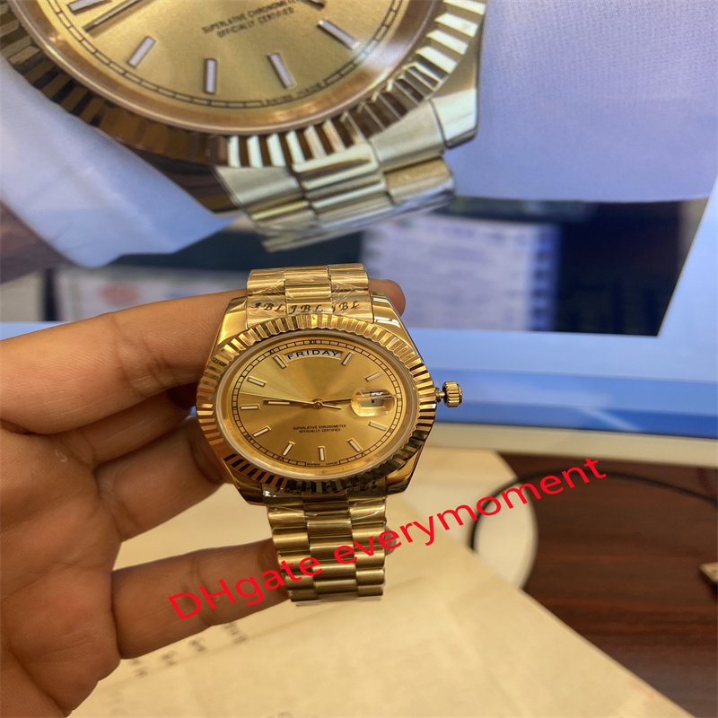

Fashion best-selling automatic mechanical watch 228238 228239 228235 BP factory produces 2813 movement 40mm men's watches 18K Gold Case strap--1