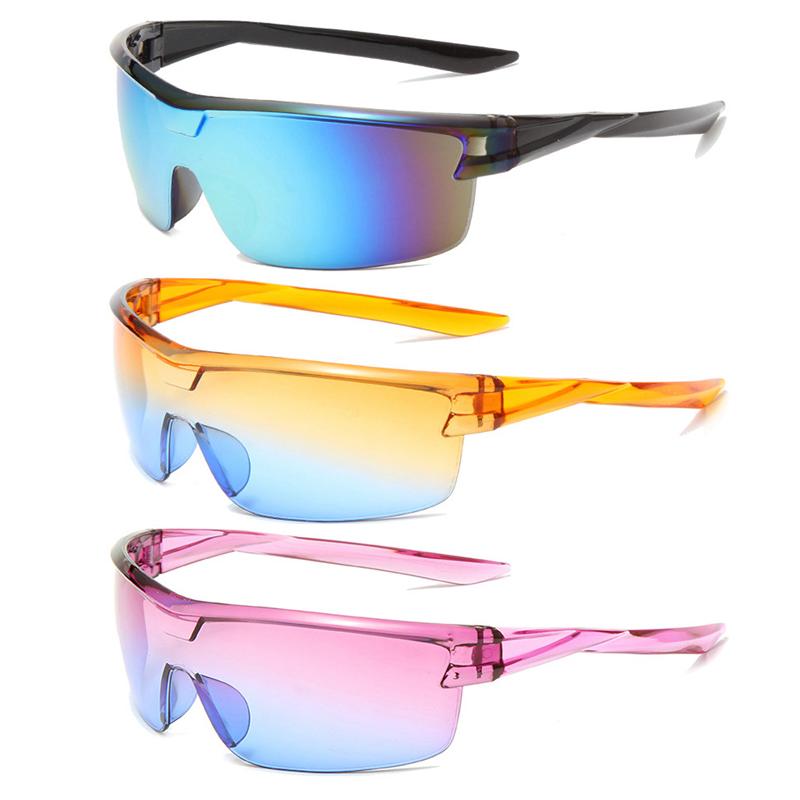 

Outdoor Eyewear Gradient Cycling Glasses Clear Men's Women's Sunglasses Lenses Uv400 Fashionable Transparent Sports For Bike