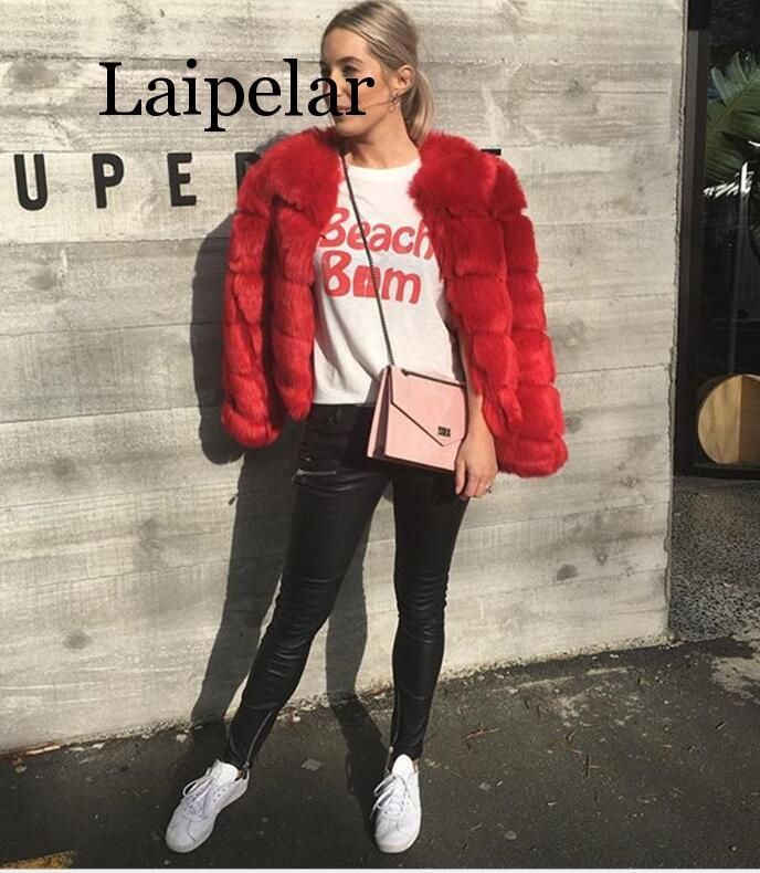 

Women's Fur & Faux Vintage Fluffy Coat Women Furry Fake Winter Thick Outerwear Red Green Blue 2021 Casual Party Overcoat, Black