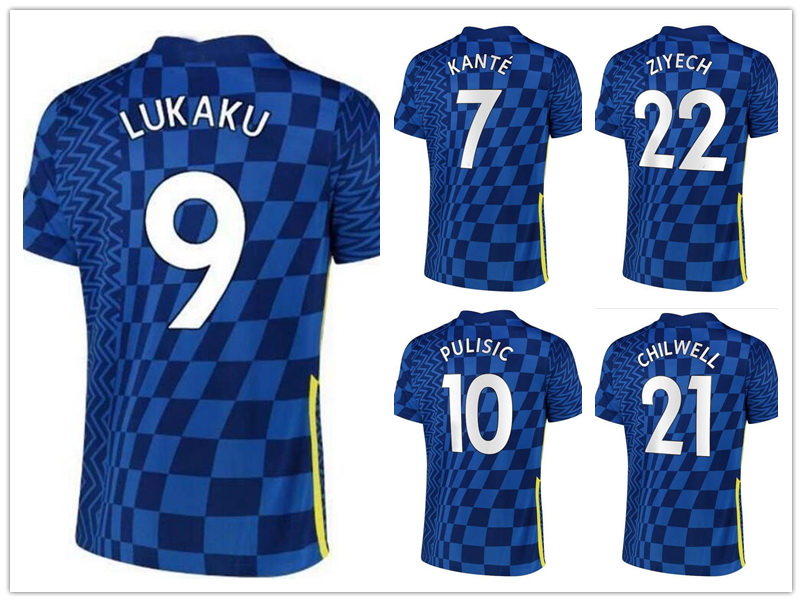 

9 LUKAKU 29 HAVERTZ 10 PULISIC 22 ZIYECH 19 Mount 11 Werner Thai Quality Soccer Jersey wholesale 20-21 Away Home Customized Jersey, 21-21 goalkeeper grey