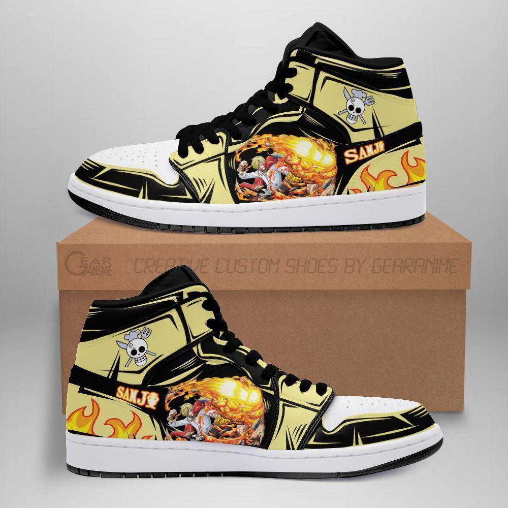 

sanji sneakers straw hat pirat anime sho fan gift