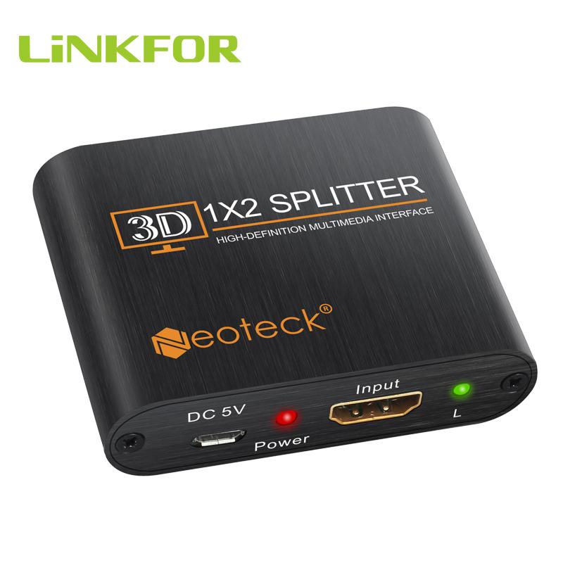 

Audio Cables & Connectors LiNKFOR Splitter Two Output One Input 2 Way Switch Box Hub 1x2 HDTV PS3 1080P
