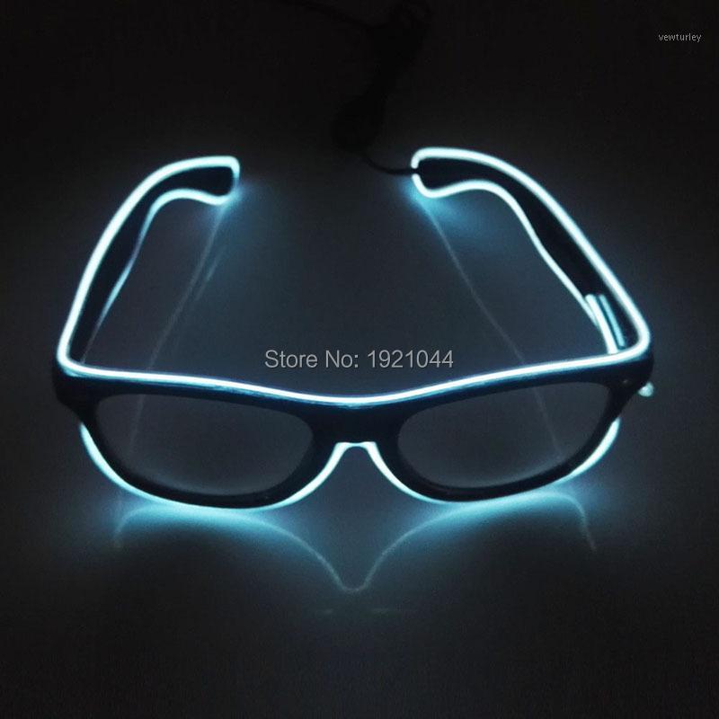 

Party Decoration Glowing Glasses Wholesale Product 20pieces EL Wire Night Fluorescent Supplies