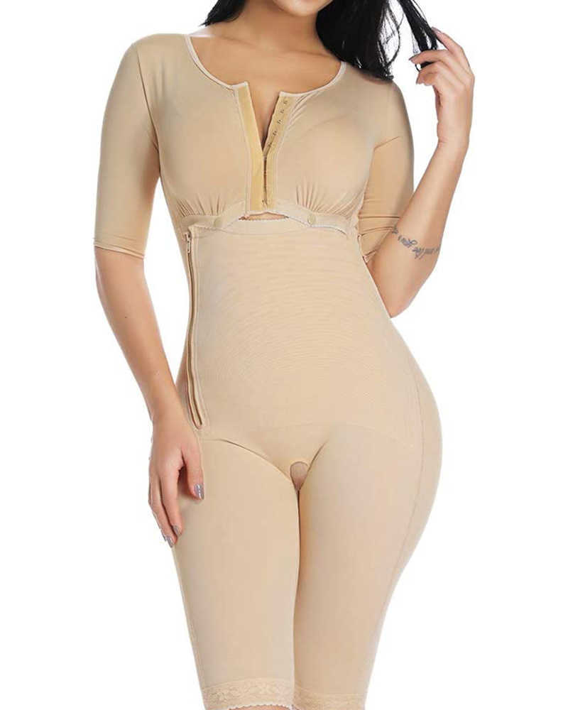 

Bodyshaper Waist Trainer Body Shaper Slimming Shapewear Corrective Tights Breast Control Women's Binders and Shapers, Beige