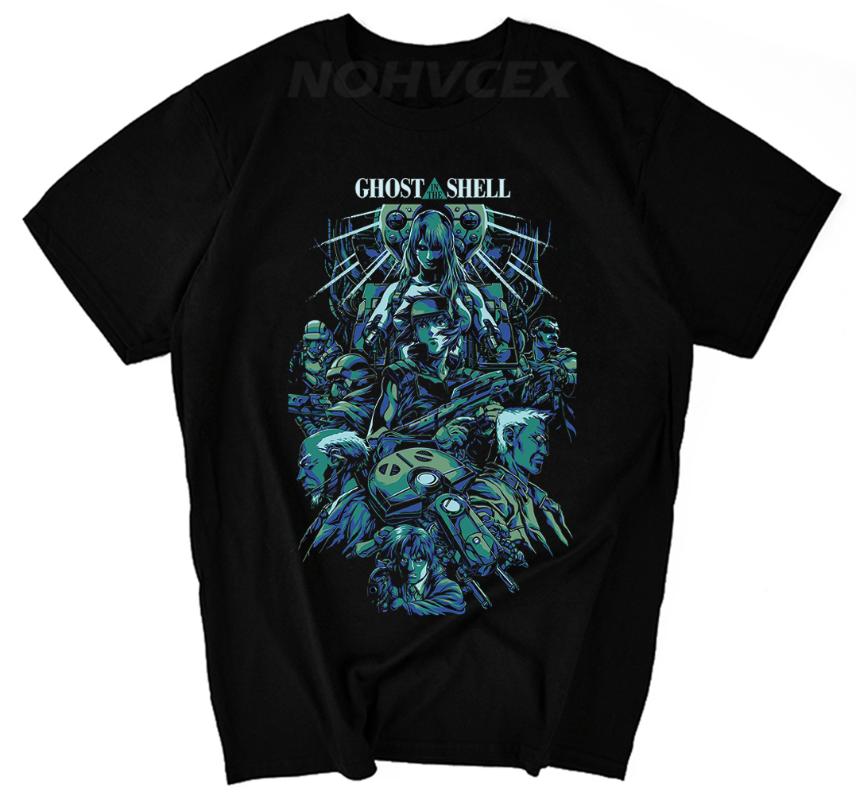 

Game Theme Ghost In The Shell Men'S Short Sleeve T-Shirt T-Shirts, Black