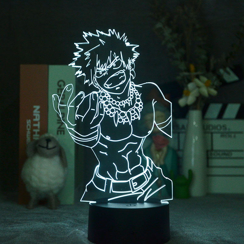 3D Desk Lamp Acrylic Night Light Bedroom Nightlight My Hero Academia Bakugou Katsuki Home Party Decor Cool Kids Anime Fans Gift-image-696190317