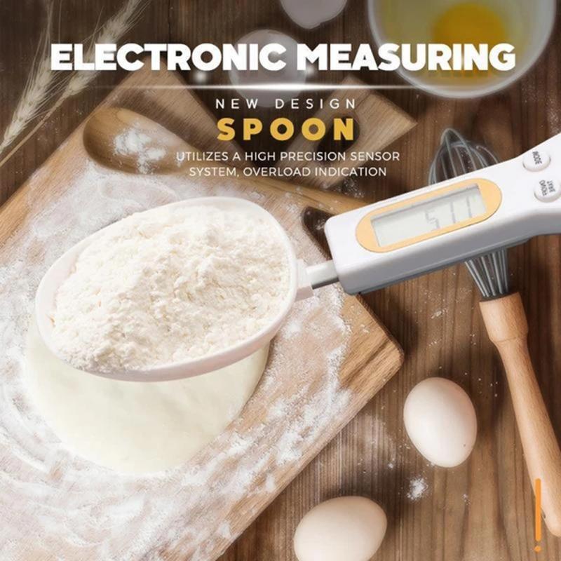 Portable Digital LCD Measuring Spoons Coffee Sugar Gram Scale Spoon Measuring Cup Electronic Kitchen Scales Baking Accessories-image-694070622
