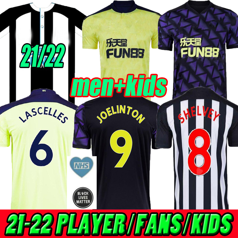 

20 21 22 NUFC home Soccer Jerseys SHELVEY 2021 2022 JOELINTON Football Shirt ALMIRON RITCHIE GAYLE Equipment Men Kids Kits maillot de foot, 2020;home