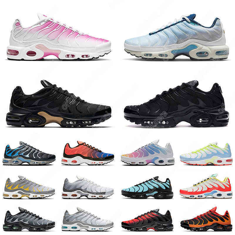 

36-45 Tn Plus men women Running Shoes Psychic Blue White Pink Rainbow Crater Triple Black Voltage Purple mens trainers outdoor sneakers, # 35