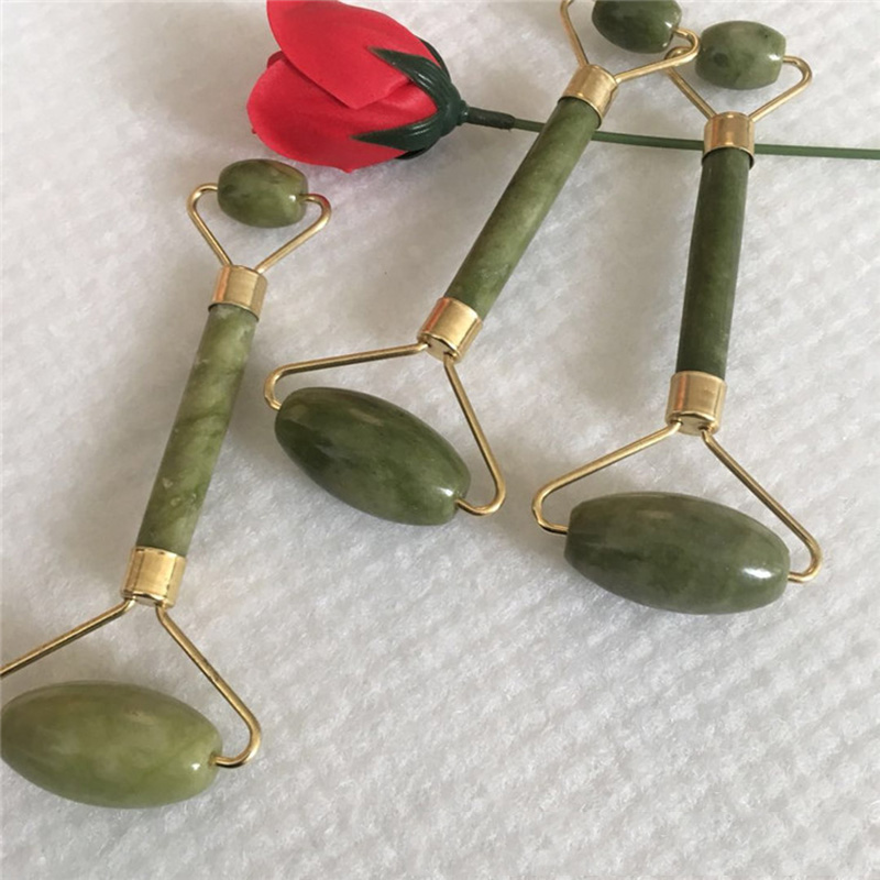 

Jade Roller Massager for Face Rollers Gua Sha Nature Stone Beauty Thin-face Lift Anti Wrinkle Facial Skin Care Tools Universal
