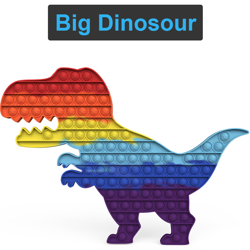 

Big Pop Fidget Toys Huge Large Popit Rainbow Giant Biggest Jumbo Dinosaur Butterfly Bubbles