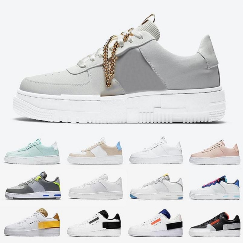 

fashion Pixel dunk summit white gold chain low mens running shoes platform Desert Sand Snake black Mint Green Suede dunks men women sports sneakers, Color#27