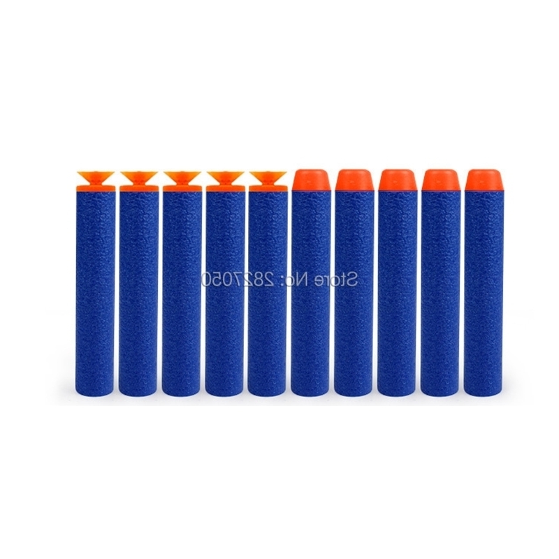 

4420pcs Soft Hollow Hole Head Blue 7.2cm Refill Darts Toy Gun Foam Safe Sucker Bullet For Boy Childs Kid Nerf