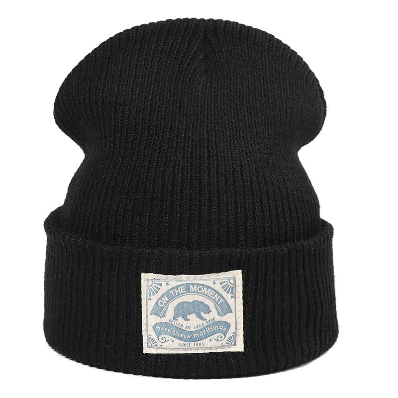 

Beanies Autumn Winter Hat For Women Cashmere Knitted Thick Warm Vogue Ladies Wool Angora Female Beanie Hats Gorras