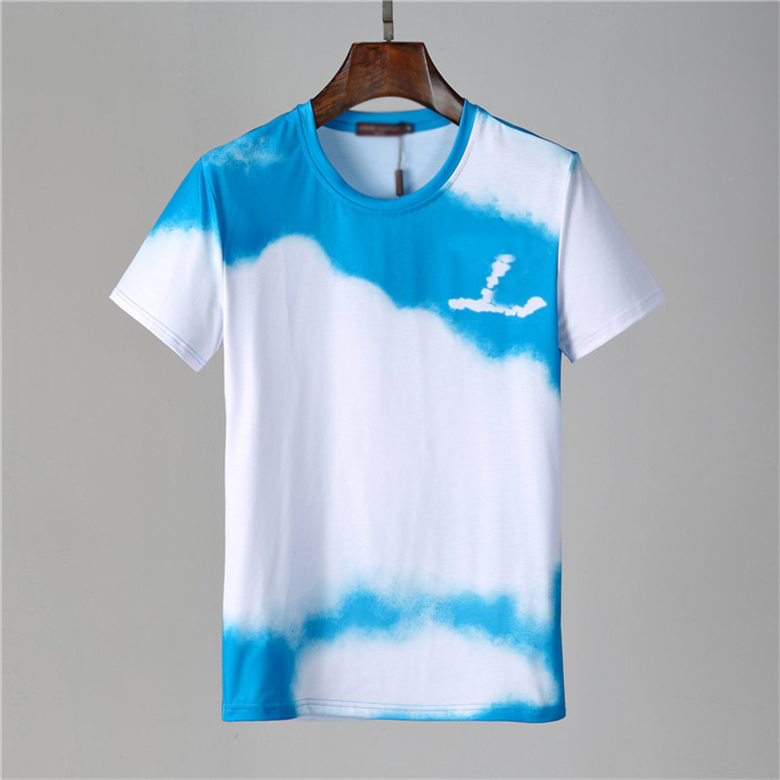 

22ss Mens Designer T Shirt European and American Fashion Personality big printing cotton Womens Tees Youth Casual Short Sleeve@14, White;black