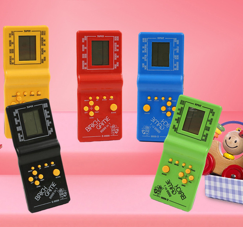 

Classic Tetris Hand Nostalgic Host Game Player Held Electronic Games Toys Console for Kids Playing Fun Brick Gaming Riddle Handheld e9999 DHL Fast