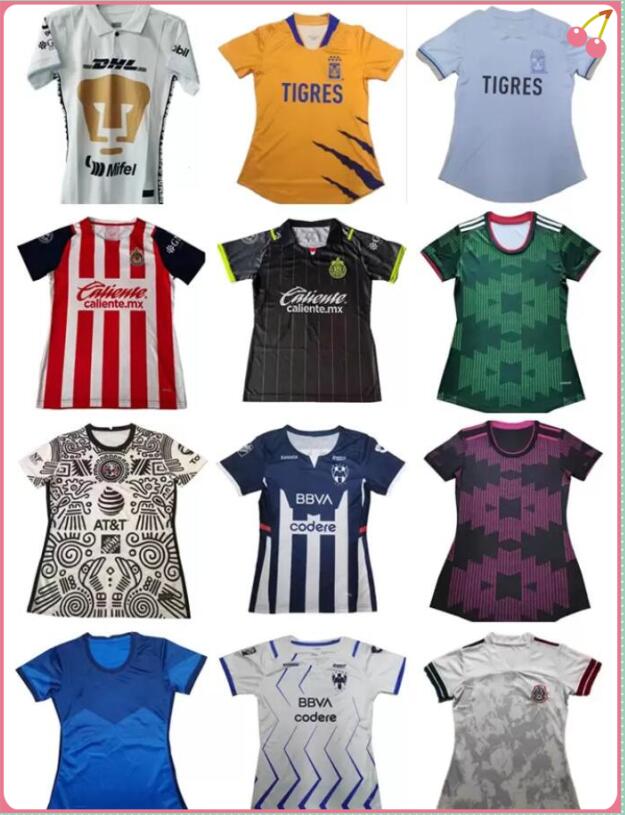 

2021 WOMEN Chivas soccer jersey LIGA Mexico MX Club FC 21 22 GIRLS guadalajara uniforms 2022 LADIES football shirt uniform BRIZUELA PULIDO h, 10