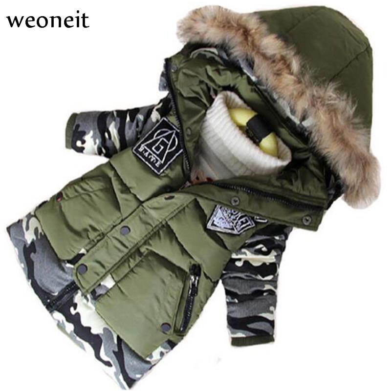 

Coat Weoneit Boys Parka Childen Winter Jackets For Down Coats Warm Kids Baby Thick Cotton Jacket Cold, Blue;gray