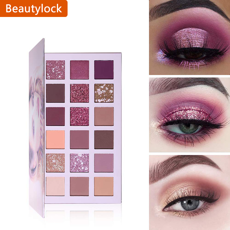 

18 Colors Aromas Nude Eyeshadow Palette Long Lasting Multi Reflective Shimmer Matte Glitter Pressed Pearls Eye Shadow Makeup Pallet