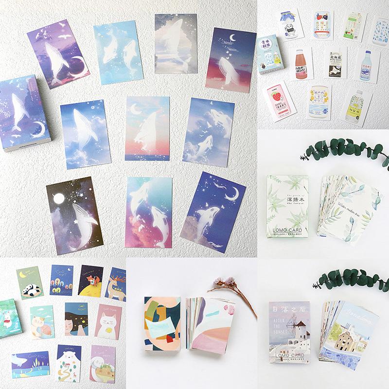 

Sheets/Set Colorful Life Postcard Greeting Card Gift Message Cards
