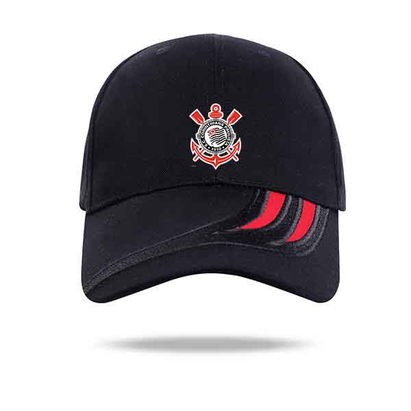 

Sport Club Corinthians Paulista Hats Ourdoor Men's Breathable Caps Kids Sun Fashion Athletic Adjustable Size Headwear, Black;white