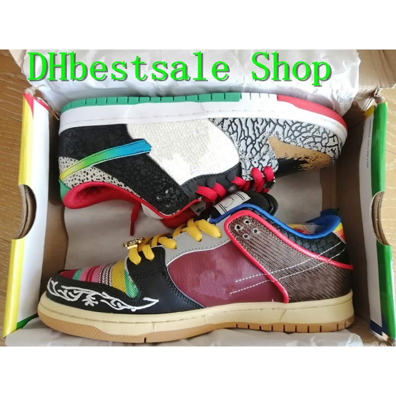 

2021 Authentic Dunk What The Paul P-Rod SB Shoes Low 3M Reflective Black Red Green Blue Yellow Men Sports Sneakers CZ2239-600 DHbestsale, 23