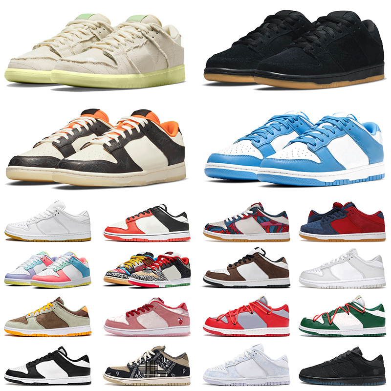 

Men Women SB Low OG Designer Running Shoes 1 One Mummy Halloween Barcelona Off White Black Dusty Olive Coast UNC Chunky What The Sneakers Trainers, 36-45 unc