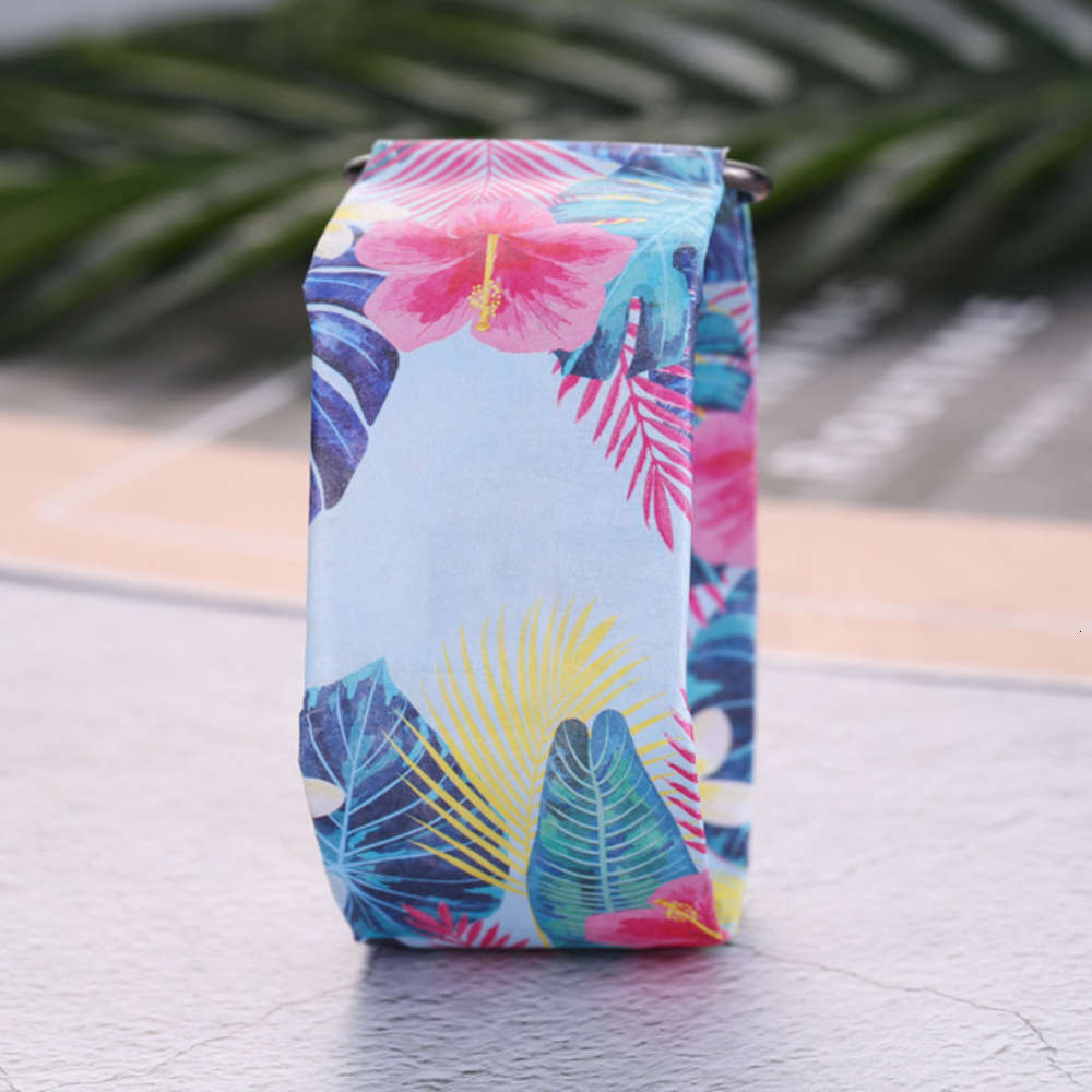 

Paper making LED bracelet watch, tiktok, male, female student, electronic trend, creative voice Watch, Slivery;brown