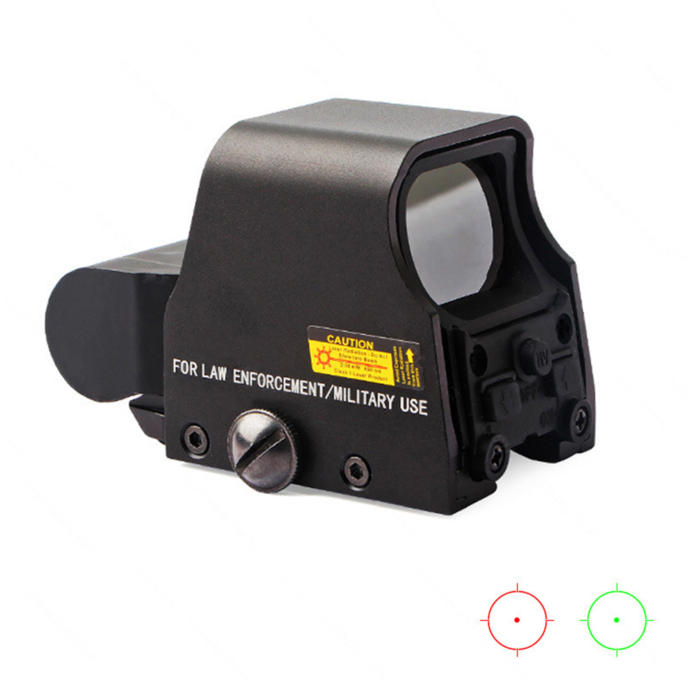 

Tactical 553 Red Dot Holographic Sight Outdoor Hunting Rifle Scope Brightness Adjustable With 20mm Picatinny Rail Mount.