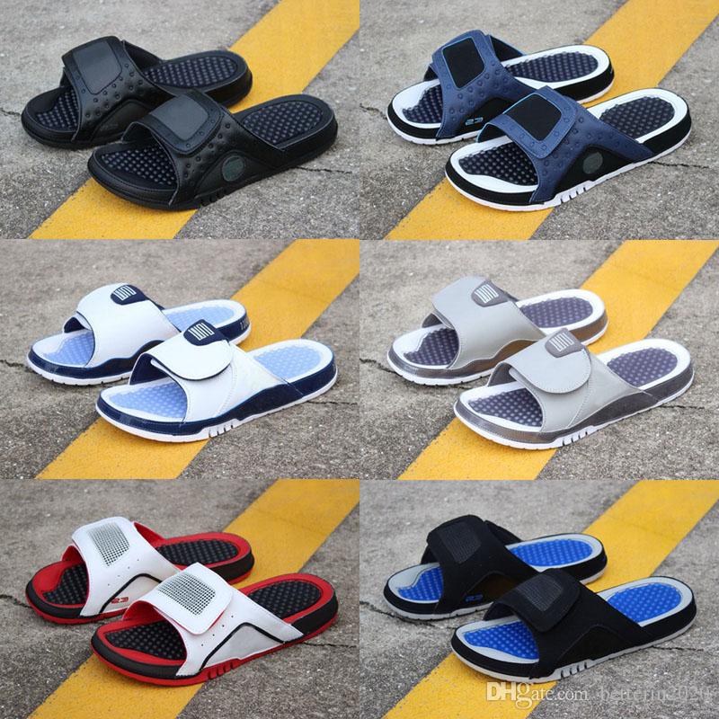 

Jumpman 4 slippers sandals Hydro IV 4s Slides black Free ship men Beach sandal 11 XI 6 VI shoes outdoor sneakers size 36-45 NMZ