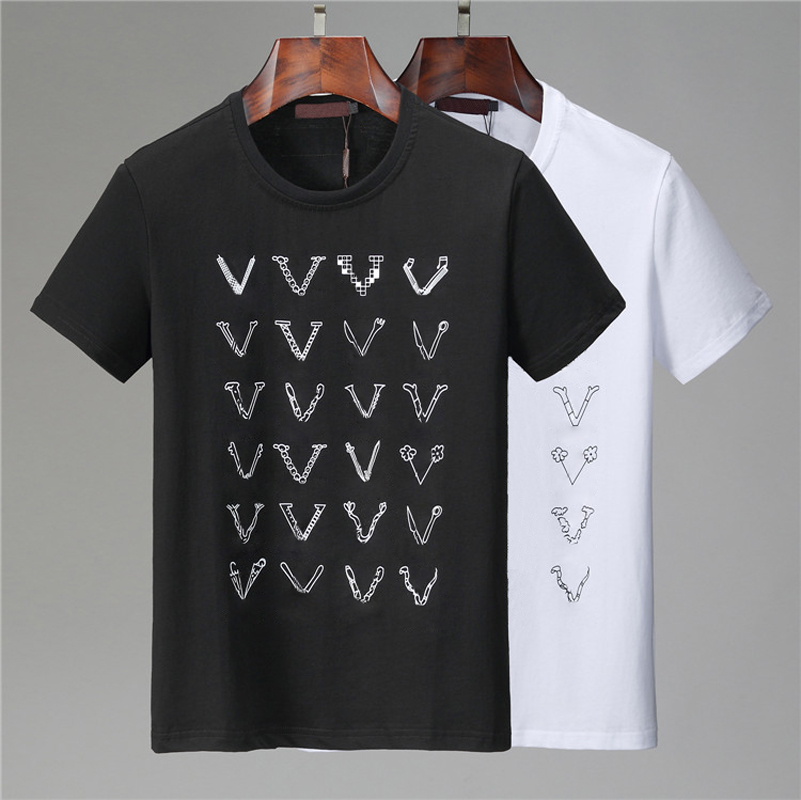 

Fashion Mens T Shirts Summer Shirt Casual Printing High Quality Hip Hop Men Women Short Sleeve Tees Size M-XXXL w966, White;black