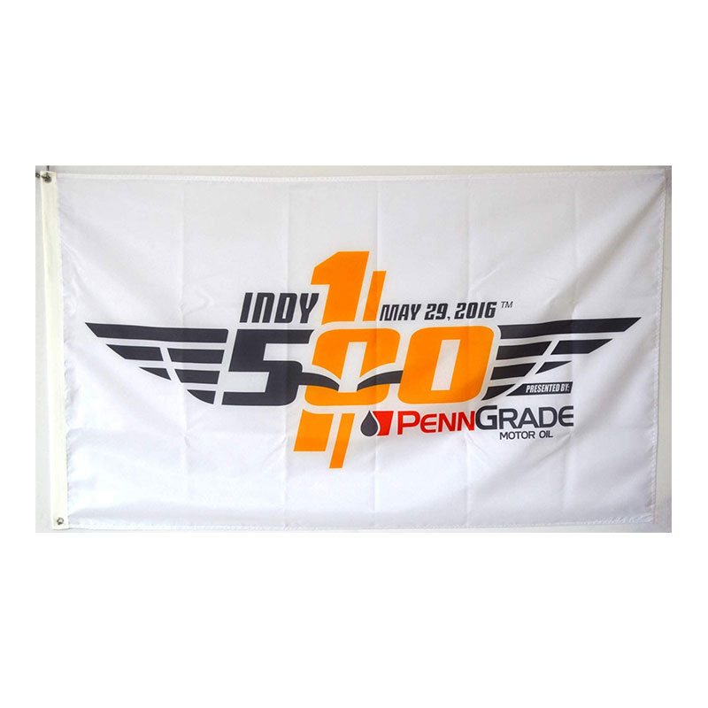 

Indy 500 100th Anniversary Indianapolis Race Flag 3x5ft 150x90cm Digital Printing 100D Polyester Indoor and Outdoor Hanging with 2 Brass Grommets