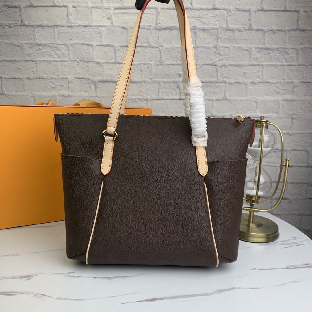 

Premium 5A women shoulder bag Genuine Leather old flower handbag lady designer bags M56689, Coffee grid