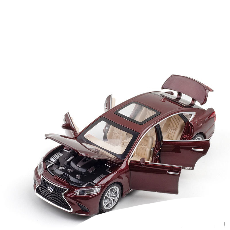

New Arrive 1:32 Scale Diecast Metal Alloy Licensed Collection SUV Car Model For LEXUS LS500H Pull Back Sound&Light Toys Vehicle